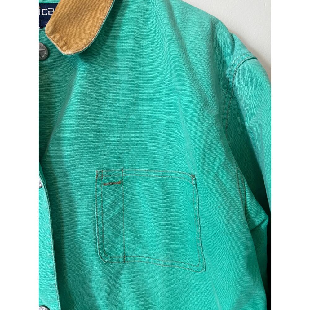 Nautica Vintage Barn Coat Large Canvas Chore Utility - Picture 6 of 9